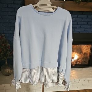 Maeve Sky Blue Sweatshirt